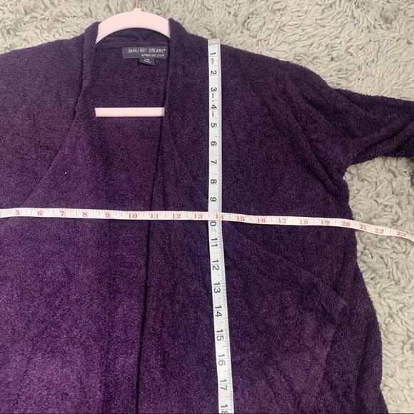 Barefoot Dreams Purple Calypso Wrap Cardigan - Picture 11 of 12